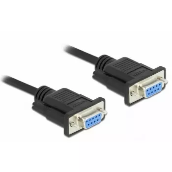 DeLOCK RS-232 nulinio modemo laidas D-Sub 9 motina–motina 87278