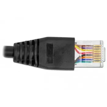 DeLOCK 64159 USB Type-A į RS-232 RJ45 nuosekliojo ryšio kabelis 0,5 m juodas
