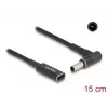 DeLOCK adapteris laidas USB Type-C lizdas į Samsung 5.5 x 3.0 mm kištuką 90° kampu 15 cm