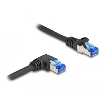 Tinklo kabelis DeLOCK RJ45 Cat.6A S/FTP 2m Juodas