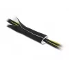 DeLOCK neopreninis kabelių movimas lankstus 1,5 m x 135 mm juodas/baltas