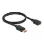 DisplayPort ilginimo kabelis DeLOCK 8K 60 Hz 1 m