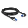 DeLOCK RJ45 Cat.6A S/FTP tinklo kabelis 3 m juodas