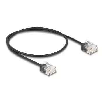 DeLOCK RJ45 Cat.6 UTP tinklo kabelis 0,5 m juodas