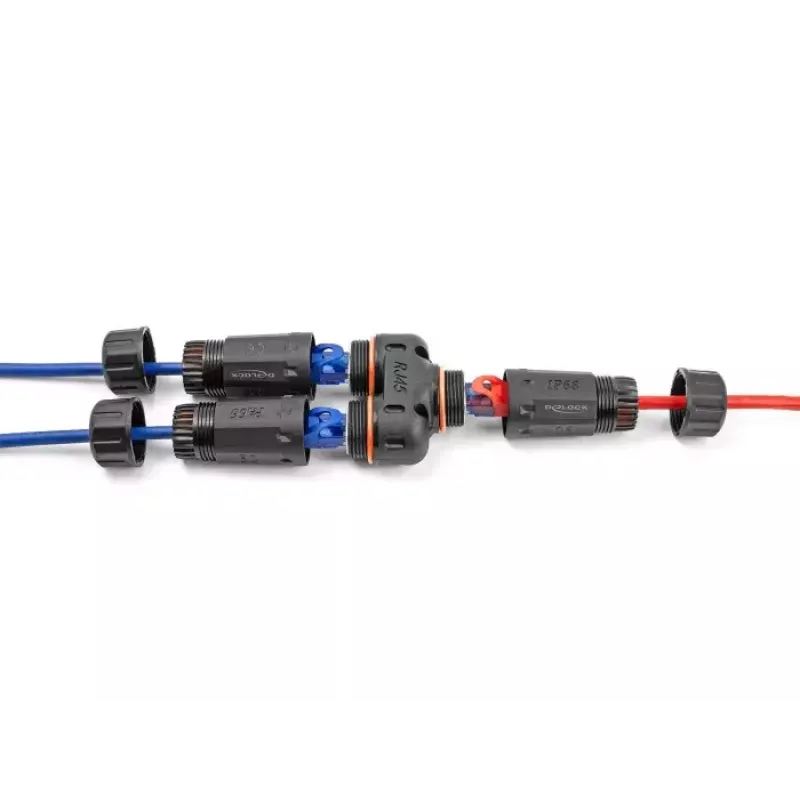 DeLOCK 88143 Y-Adapter RJ45 į 2 x RJ45 Cat.6 Juodas