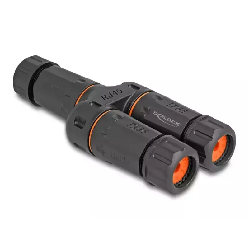 DeLOCK 88143 Y-Adapter RJ45 į 2 x RJ45 Cat.6 Juodas