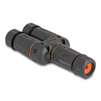 DeLOCK 88143 Y-Adapter RJ45 į 2 x RJ45 Cat.6 Juodas