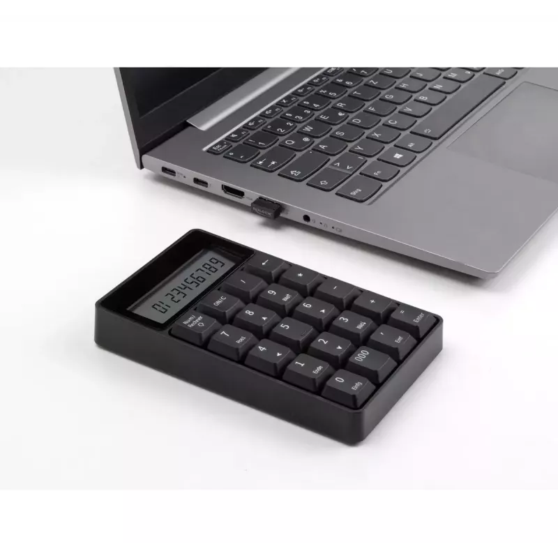 Skaitmeninis klaviatūros blokas DeLOCK 12113 USB juodas 20 klavišų Universalus