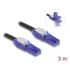 DeLOCK 80928 tinklo kabelis RJ-45 Cat6 3 m juoda/violetinė