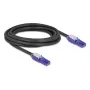 DeLOCK 80928 tinklo kabelis RJ-45 Cat6 3 m juoda/violetinė