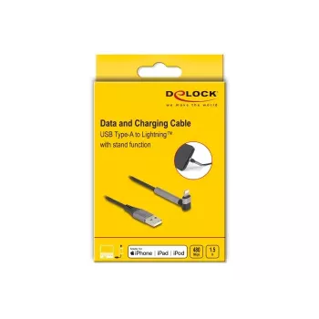 DeLOCK USB Type-A į Lightning duomenų ir įkrovimo laidas 1,5 m MFi