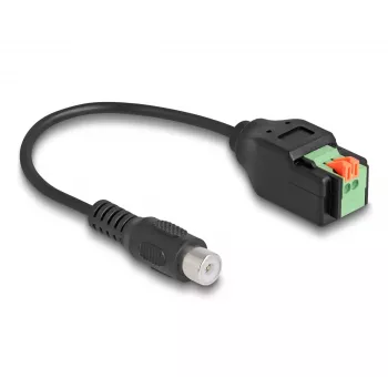 DeLOCK RCA kištukas į gnybtų bloką adapteris 15 cm 2 kontaktų