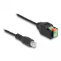 DeLOCK RCA kištukas į gnybtų bloką adapteris 15 cm 2 kontaktų