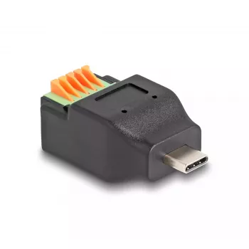DeLOCK USB Type-C 2.0 vyriškas į Terminalų bloką adapteris 5 kontaktų