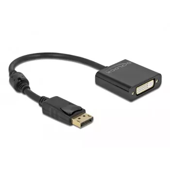 Adapteris DisplayPort 1.2 vyriškas į DVI moterišką 4K Active DeLOCK 63482