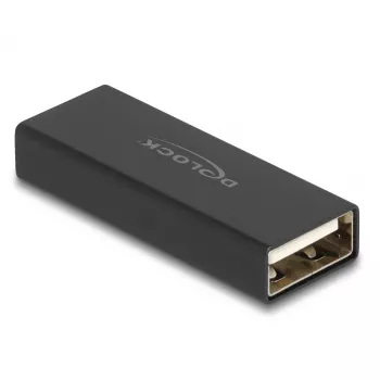DeLOCK adapter Gender Changer USB 2.0 Type-A lizdas į lizdą metalinis