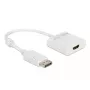 Adapteris DisplayPort 1.2 (vyriškas) į HDMI (moteriška) 4K DeLOCK 63586