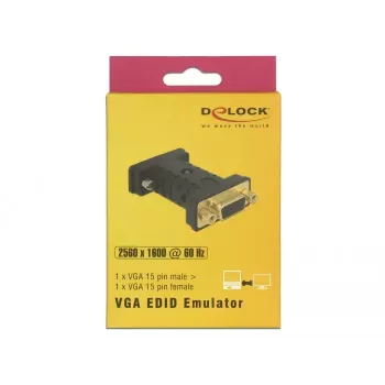 VGA (D-Sub) lyties keitiklis su EDID emuliacija DeLOCK 63326