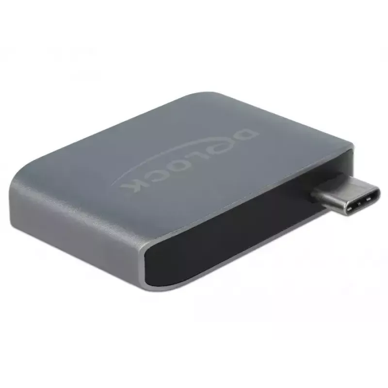 DeLOCK 63965 USB-C garso adapteris (3,5 mm lizdas + USB-A), antracito atspalvio