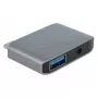 DeLOCK 63965 USB-C garso adapteris (3,5 mm lizdas + USB-A), antracito atspalvio