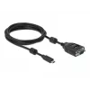 USB Type-C į RS-232 DB9 adapteris DeLOCK 90414 su LED testeriu