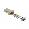 Surinkimo rinkinys D-Sub 9 pin kištukas (mot.) į RJ12 6P/6C DeLOCK 66759
