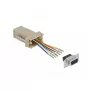 Surinkimo rinkinys D-Sub 9 pin kištukas (mot.) į RJ12 6P/6C DeLOCK 66759