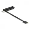DeLOCK M.2 Key A+E į PCIe x16 NVMe adapteris su kampu ir 20 cm laidu