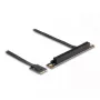 DeLOCK M.2 Key A+E į PCIe x16 NVMe adapteris su kampu ir 20 cm laidu