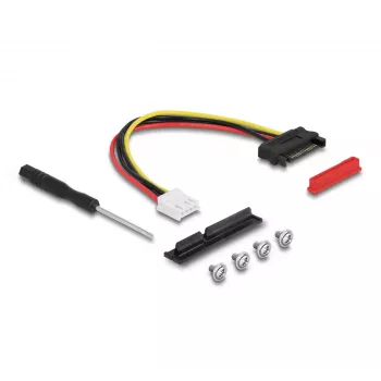 DeLOCK M.2 Key A+E į PCIe x4 NVMe adapteris su 20 cm kampuotu kabeliu
