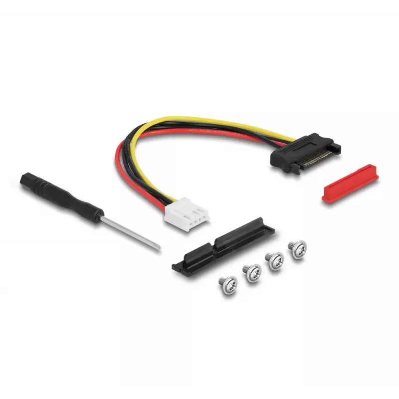 DeLOCK M.2 Key A+E į PCIe x4 NVMe adapteris su 20 cm kampuotu kabeliu
