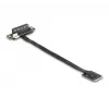 DeLOCK M.2 Key A+E į PCIe x4 NVMe adapteris su 20 cm kampuotu kabeliu