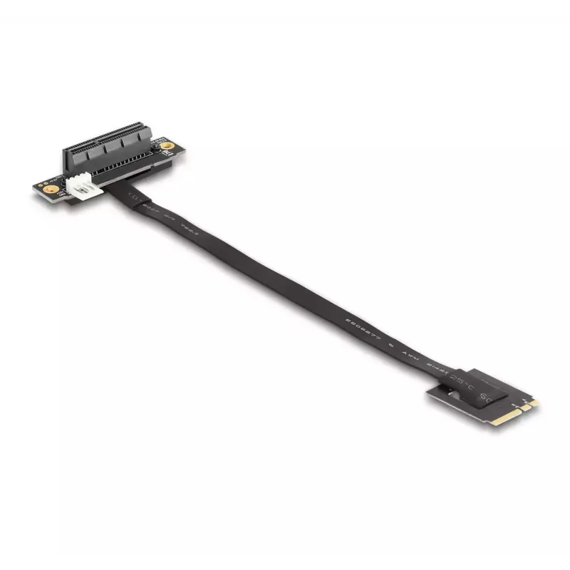 DeLOCK M.2 Key A+E į PCIe x4 NVMe adapteris su 20 cm kampuotu kabeliu