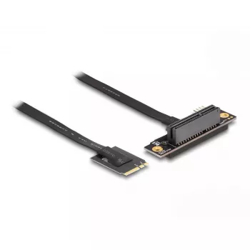 DeLOCK M.2 Key A+E į PCIe x4 NVMe adapteris su 20 cm kampuotu kabeliu