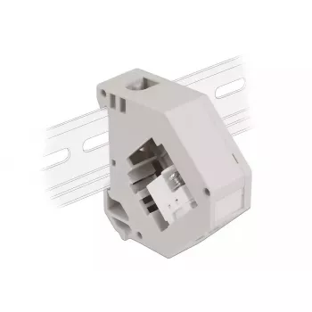 Keystone modulis DELOCK 87159, pilkas/ baltas, moteriška jungtis, gnybtų jungtis, 60,1×59,4×21,6 mm