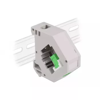 Keystone modulis DELOCK 87165 — SC–SC adapteris, žalia/pilka/balta, 60,1×59,4×21,6 mm