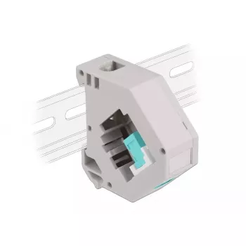 Delock 87173 Keystone SC Simplex – SC Simplex adapteris DIN bėgiui, aqua