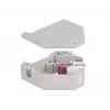 Keystone modulis DELOCK 87195 su LC-LC jungtimis, pilkas/violetinis/baltas, 60,1×59,4×21,6 mm