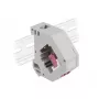 Keystone modulis DELOCK 87195 su LC-LC jungtimis, pilkas/violetinis/baltas, 60,1×59,4×21,6 mm