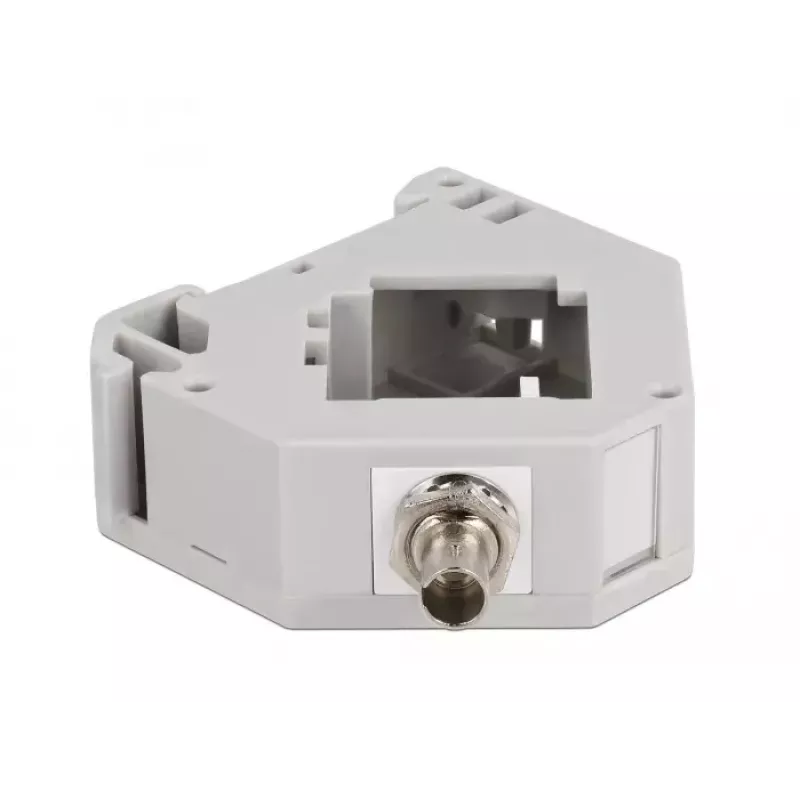 DeLOCK DIN rail adapteris ST Simplex moteris – ST Simplex moteris pilkas