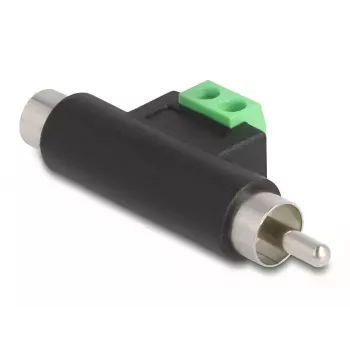 DeLOCK 66056 RCA kištukas ir RCA lizdas į gnybtų bloką adapteris
