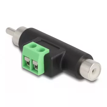 DeLOCK 66056 RCA kištukas ir RCA lizdas į gnybtų bloką adapteris