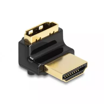 DeLOCK HDMI adapteris kištukas į lizdą 90° aukštyn 8K 60 Hz metalinis