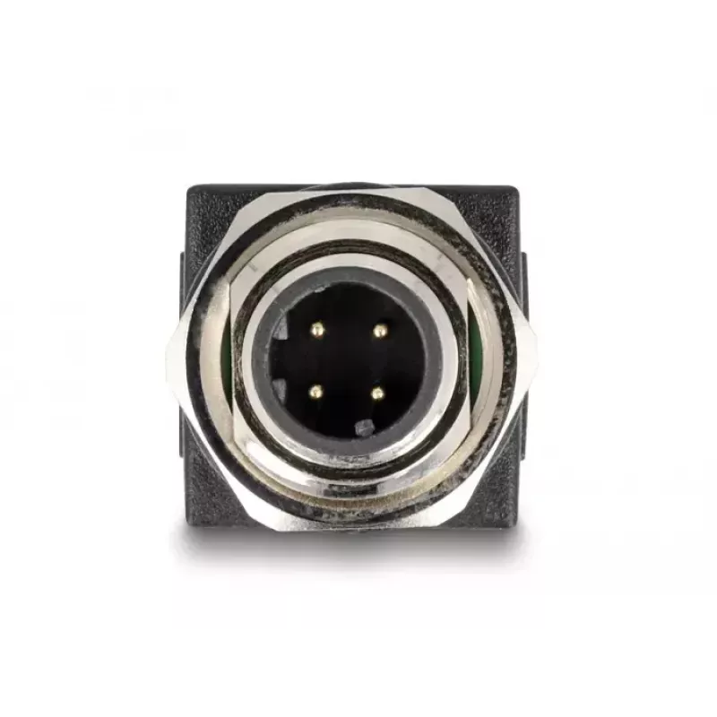 DeLOCK 60061 Kabelio lyties keitiklis M12 RJ-45 Juodas