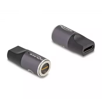 DeLOCK adapteris nešiojamojo kompiuterio įkrovimui USB Type-C lizdas į magnetinį 8 kontaktų jungtį