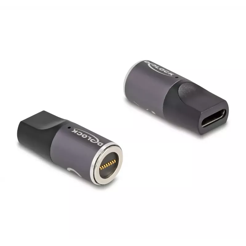 DeLOCK adapteris nešiojamojo kompiuterio įkrovimui USB Type-C lizdas į magnetinį 8 kontaktų jungtį