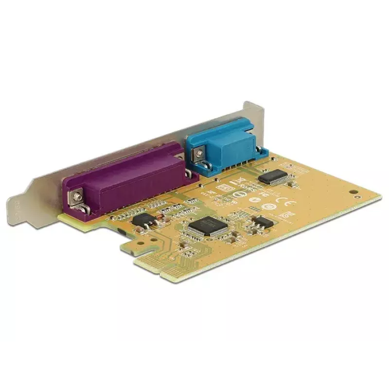 DeLOCK 89446 PCIe sąsajos plokštė su RS-232 ir LPT prievadais