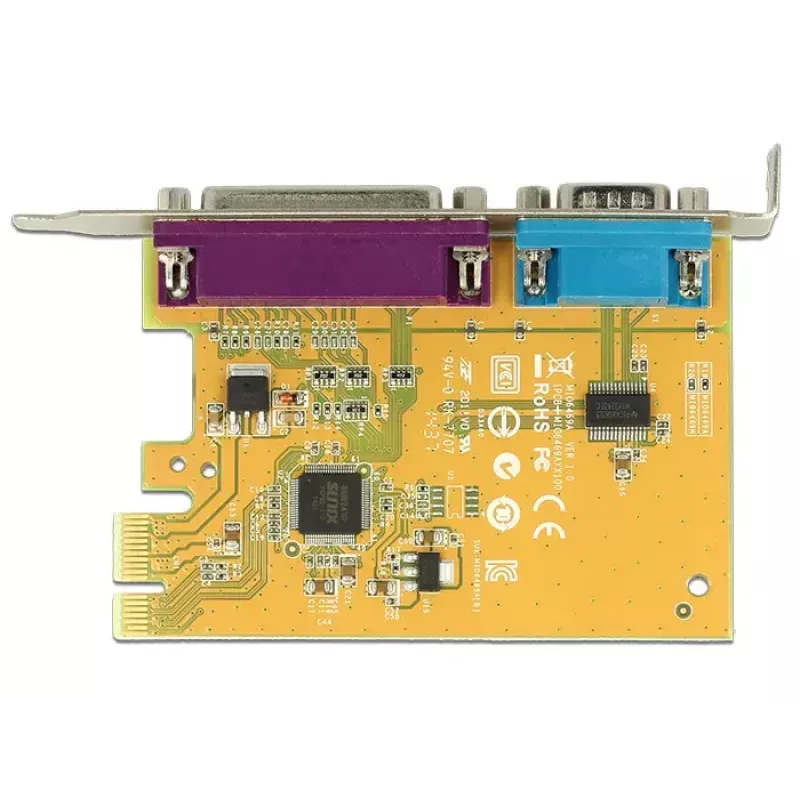 DeLOCK 89446 PCIe sąsajos plokštė su RS-232 ir LPT prievadais