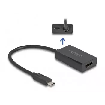 DeLOCK adapteris HDMI lizdas į USB Type-C kištuką 4K PD 100W