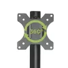 Techly ICA-LCD 401 monitorio laikiklis / stovas 81,3 cm (32 col.) stalas Juoda